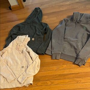 Lot of 3 Carhartt Hoodies Size Large L